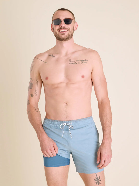 The Blue Horizons 5.5" (Classic Lined Swim Trunk)