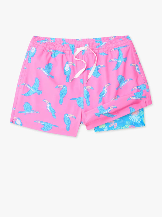 The Toucan Do Its (Boys Lined Swim Trunk)