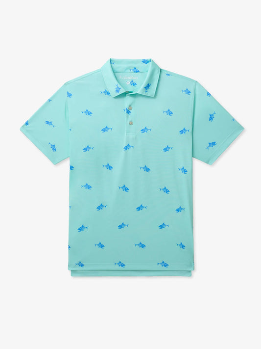 The I Feel It In My Bones (Performance Polo)- Green