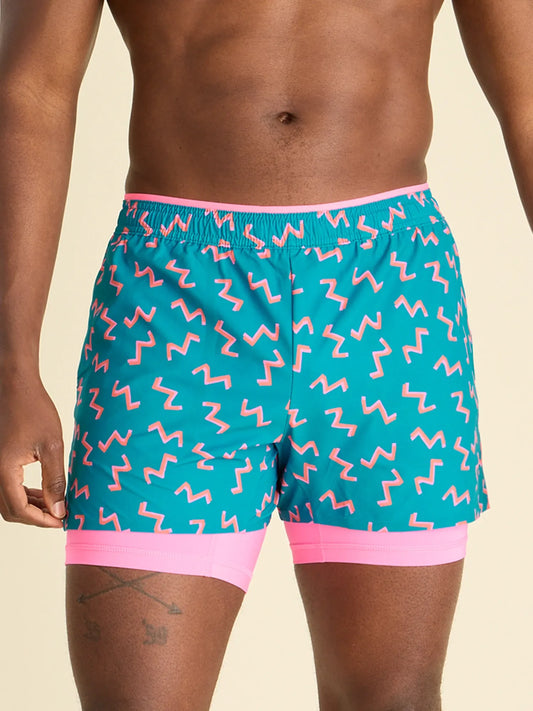 The Twist and Squiggle- Blue 4" (Ultimate Training Short)