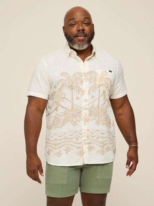 The Habitual Ritual (Resort Weave Friday Shirt)- Tan