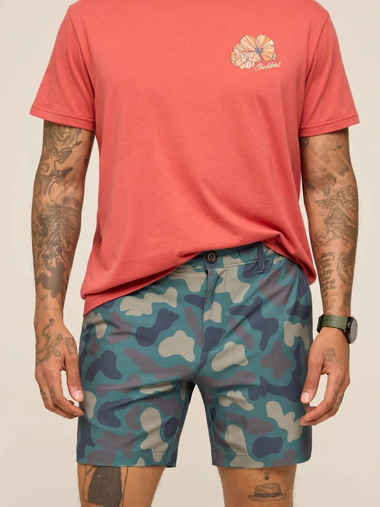 The Duck & Covers 6" (Everywear Performance Short)- Dark Green