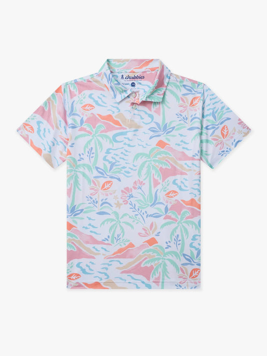 The Washed Ashore (Boys Performance Polo)- Bright