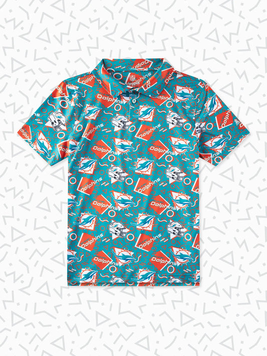 The Dolphins Game Day Fit (Boys Performance Polo)