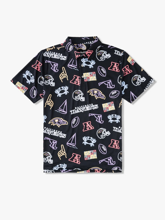 The Neon Ravens (NFL Performance Polo)