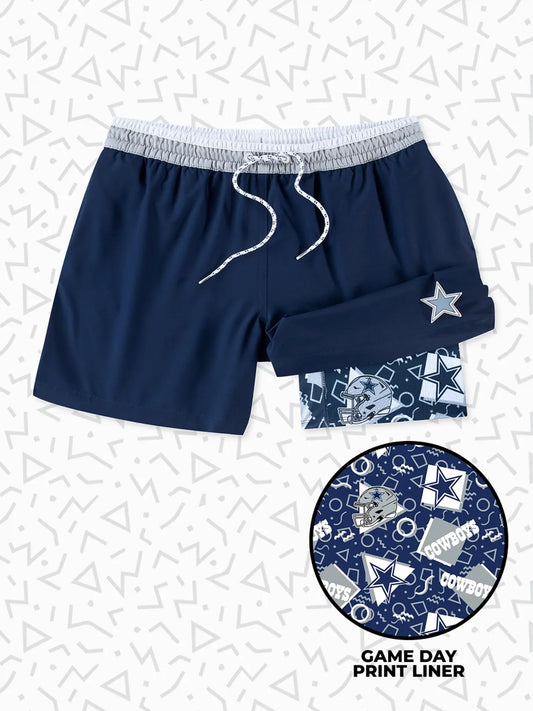 The Secret Cowboys 5.5" (Classic Lined Swim Trunks)