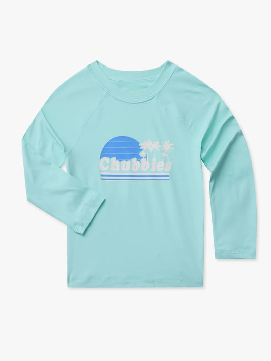 The Lil Ol' College Try (Toddler Rashguard)- Teal