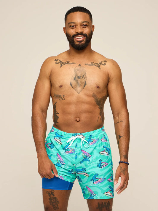 The Fossil Fuels 5.5" (Classic Lined Swim Trunk)