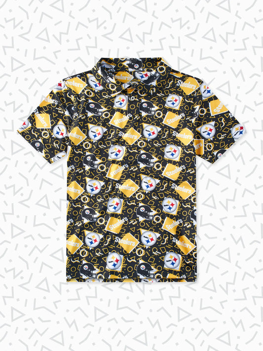 The Steelers Game Day Fit (Boys Performance Polo)