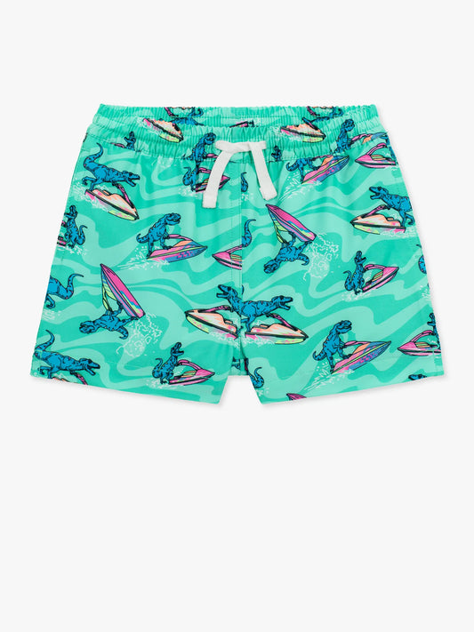 The Lil Fossil Fuels (Toddler Swim Trunk)- Green