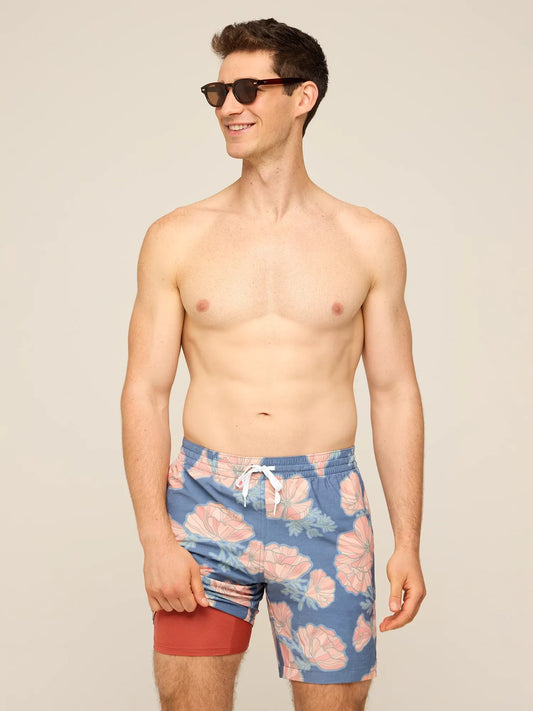 The Great Grand Poppy 7" (Classic Lined Swim Trunk)