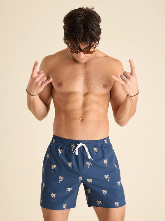 The Midnight Palms 5.5" (Classic Swim Trunk)