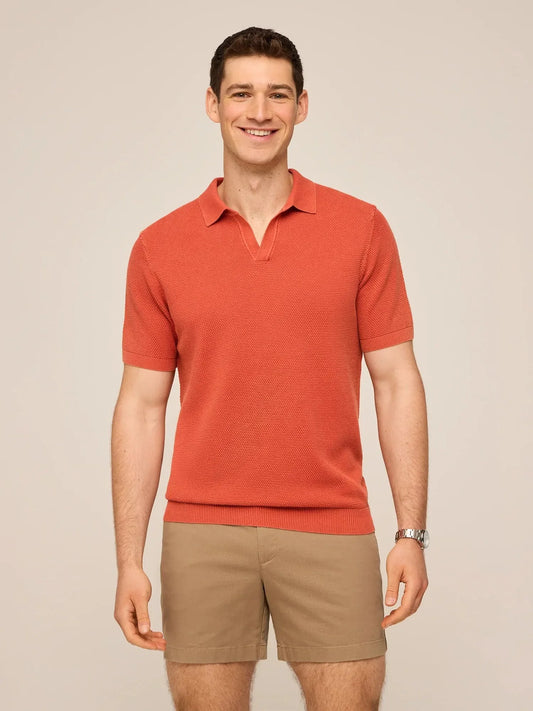 The Terracotta (Knit Polo)