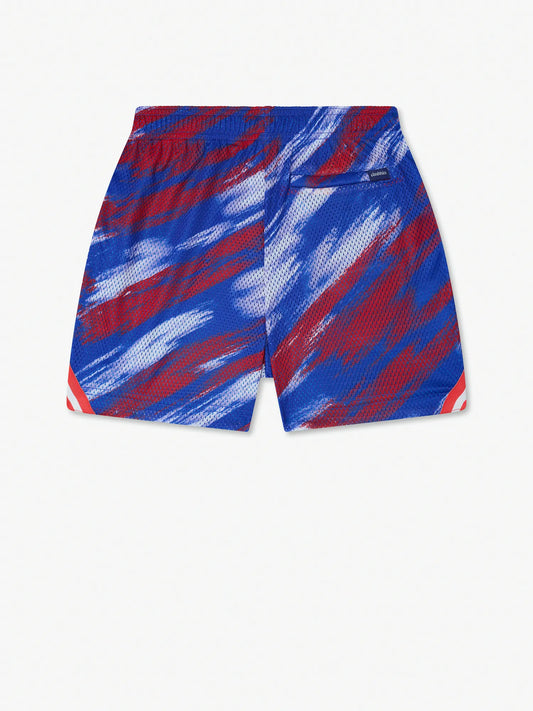 The Color Blitz Bills (Boys Mesh Shorts)