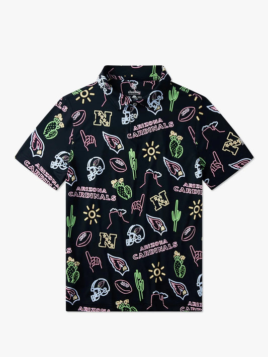 The Neon Cardinals (NFL Boys Performance Polo)