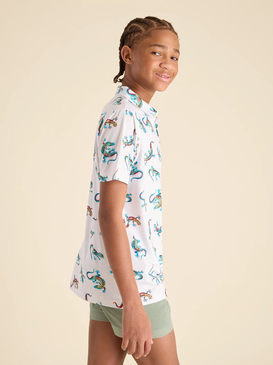 The Blizzard O' Lizard (Boys Performance Polo)