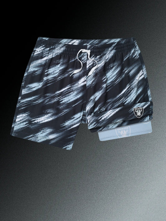 The Color Blitz Raiders 5.5" (Classic Lined Swim Trunk)