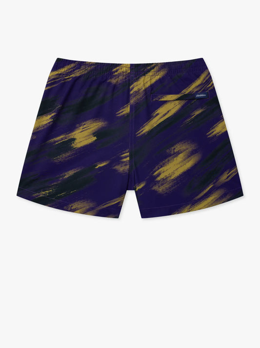 The Color Blitz Ravens (Boys Lined Swim Trunk)