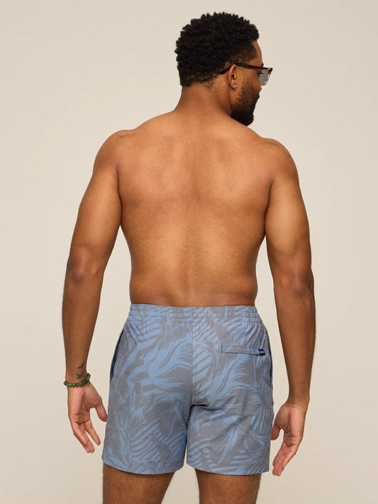 The Indigo Crazies 5.5" (Classic Lined Swim Trunk)