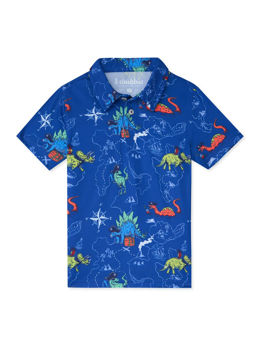 The Rex Marks The Spot (Boys Performance Polo)