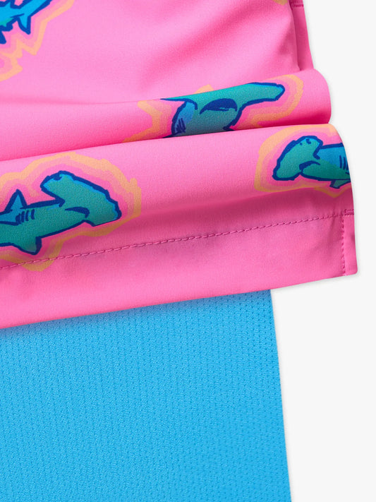 The Pink Apex Swimmers (Boys Lined Swim Trunk)