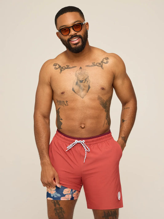 The Terracottas 7" (Classic Lined Swim Trunk w/ SP WB)