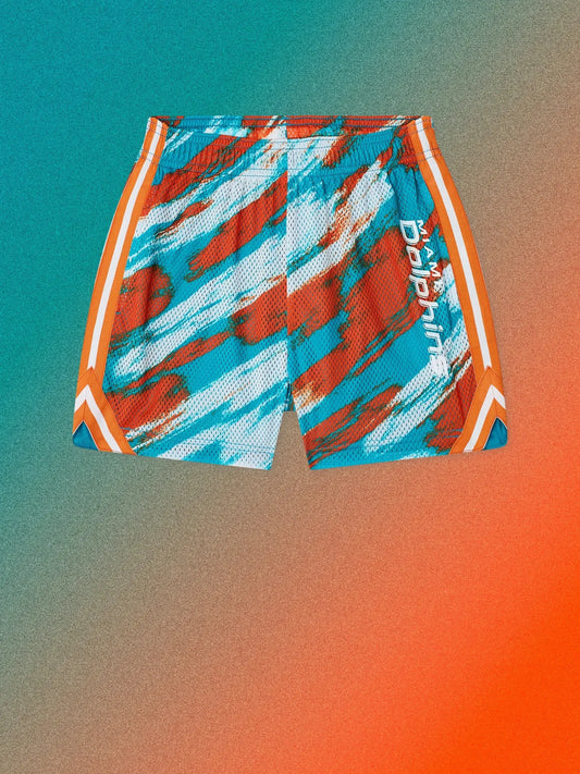 The Color Blitz Dolphins (Boys Mesh Shorts)