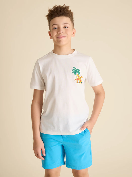 The Lifeguard Dino (Boys Non Pocket T-Shirt)