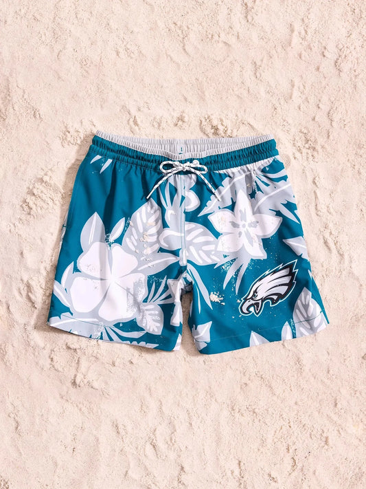 The Eagles Deep End Zones 5.5" (Classic Lined Swim Trunk)