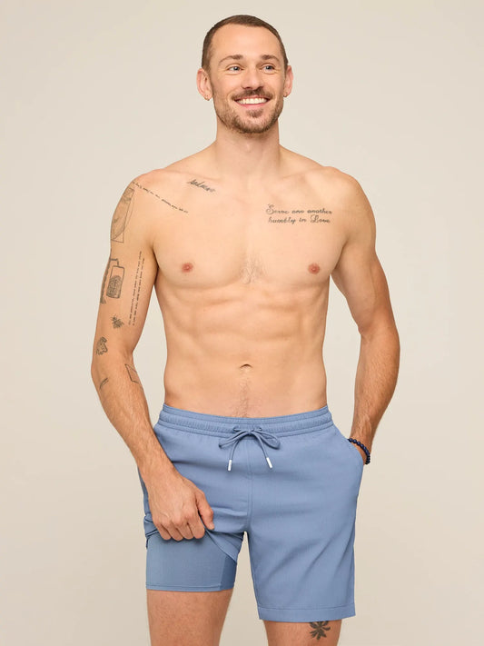 The Frost Grays 7" (Textured Lined Swim)