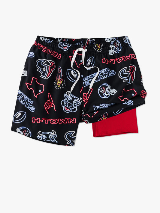The Neon Texans 5.5" (NFL Classic Lined Swim Trunks)