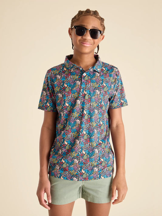 The Reef Explorer (Boys Performance Polo)