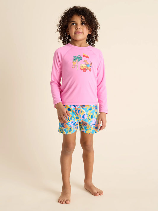 The Dino Racers (Toddler Rashguard)