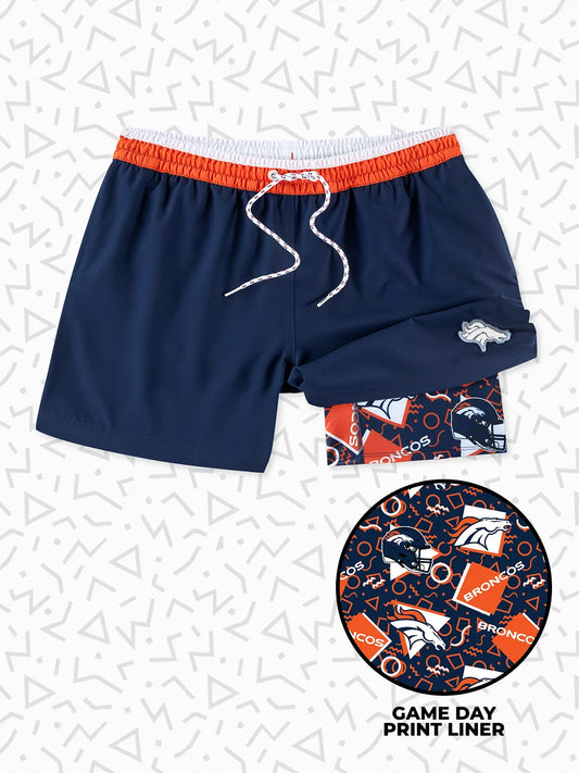 The Secret Broncos 5.5" (Classic Lined Swim Trunks)