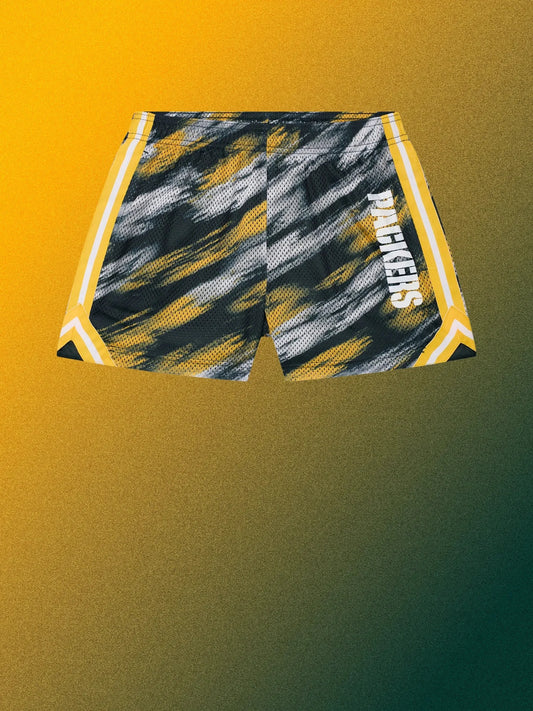 The Color Blitz Packers (Boys Mesh Shorts)
