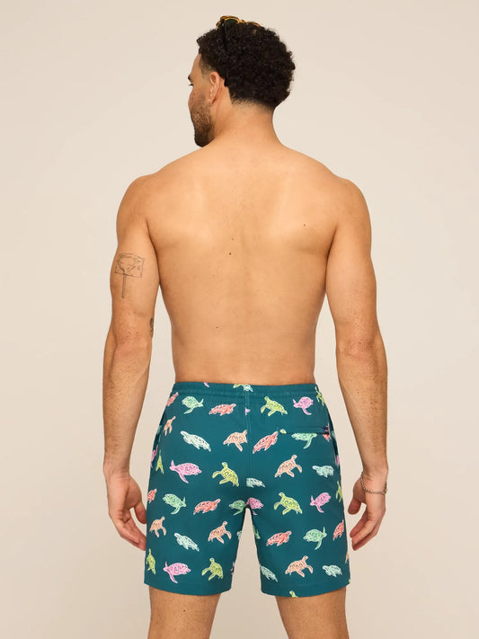 The Turtally Awesomes 7"(Classic Lined Swim Trunk)