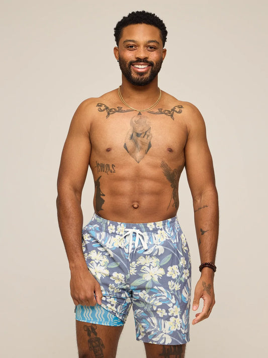 The Starry Night Stems 7" (Classic Lined Swim Trunk)