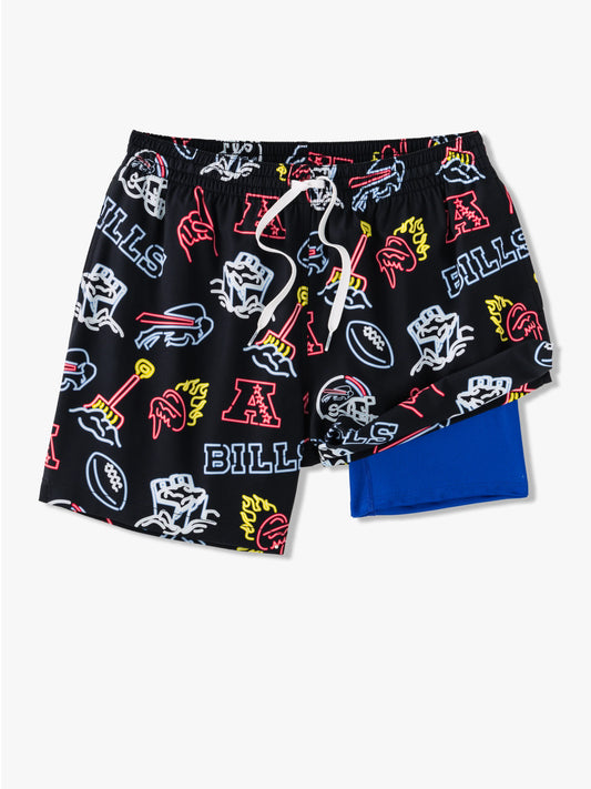 The Neon Bills 5.5" (NFL Classic Lined Swim Trunks)