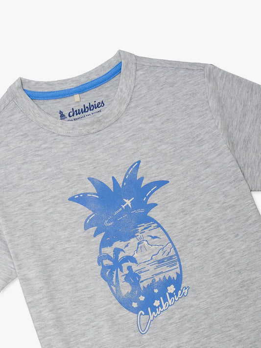 The Island Getaway (Boys Non Pocket T-Shirt)- Gray