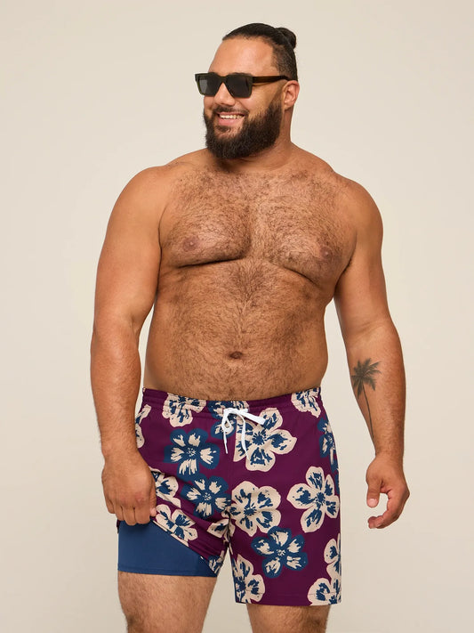 The Berry Botanica 5.5" (Classic Lined Swim Trunk)