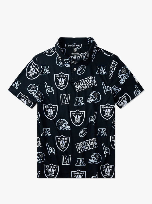 The Neon Raiders (NFL Boys Performance Polo)