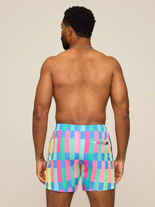 The Technicolor Stitches 5.5" (Classic Lined Swim Trunk)