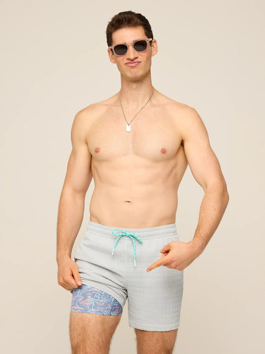 The Gravels 5.5" (Grid Textured Lined Swim)