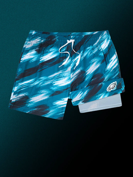 The Color Blitz Eagles 5.5" (Classic Lined Swim Trunk)