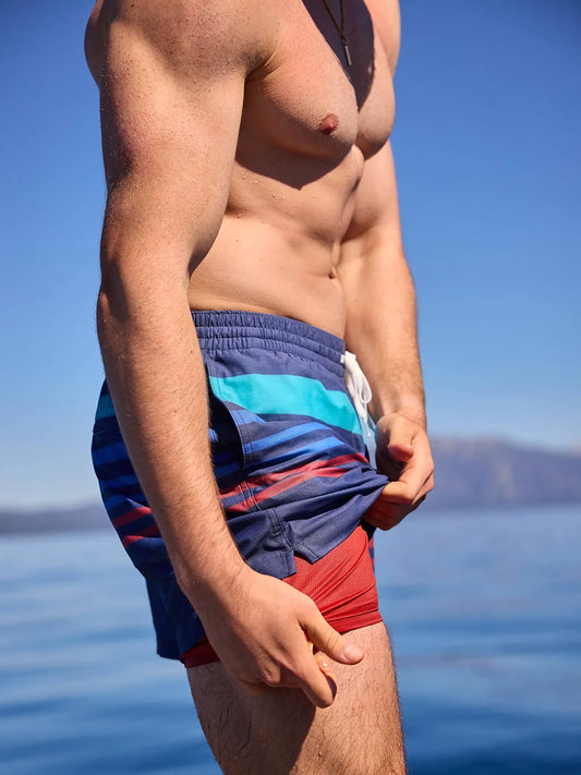 The Primary Drives 4" (Classic Lined Swim Trunk)