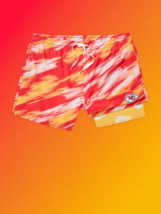 The Color Blitz Chiefs (Boys Lined Swim Trunk)