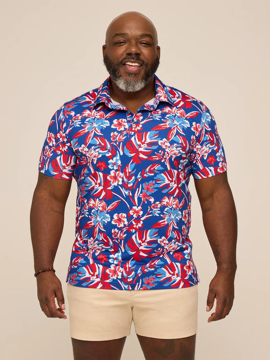 The Star Spangled Bloom (Performance Polo)