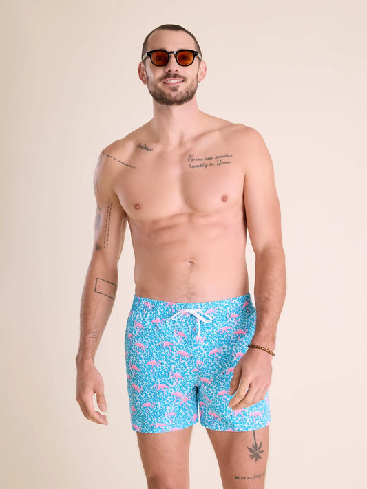 The Domingos Are For Flamingos 5.5" (Classic Swim Trunk)
