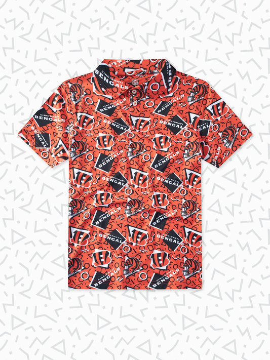 The Bengals Game Day Fit (Boys Performance Polo)