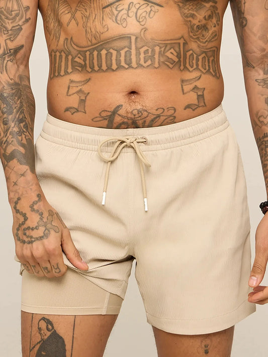 The Khakinator 5.5" (Textured Lined Swim)